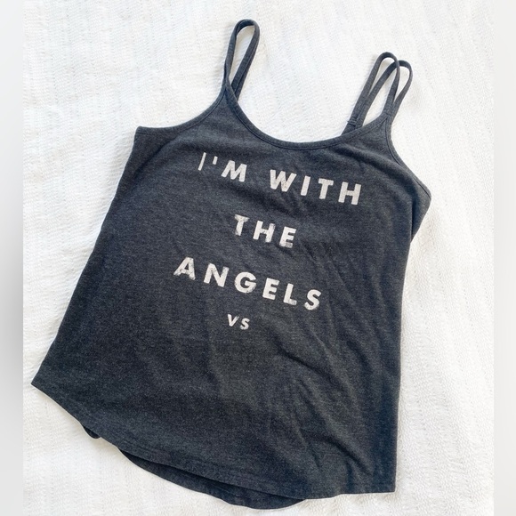 Victoria’s Secret Angels Dark Grey Spaghetti Strap Tank – Size XS - Picture 5 of 7